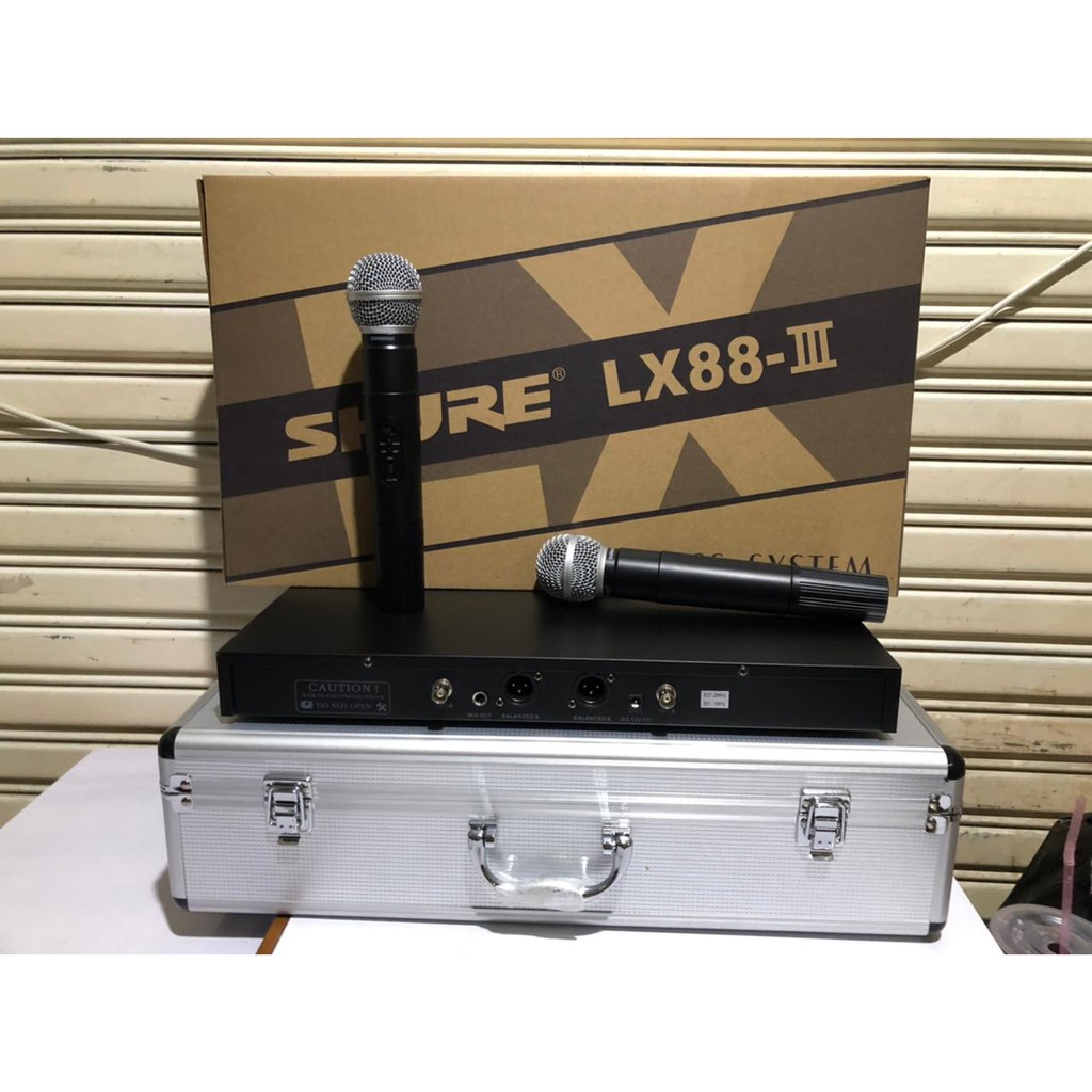 MIC SHURE WIRELESS LX88 III MICROPHONE LX88III FREE KOPER