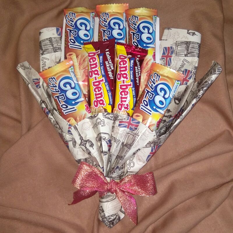 Snack Bouquet/hampers snack/buket snack/mini snack bouquet/hadiah/hampers snack//