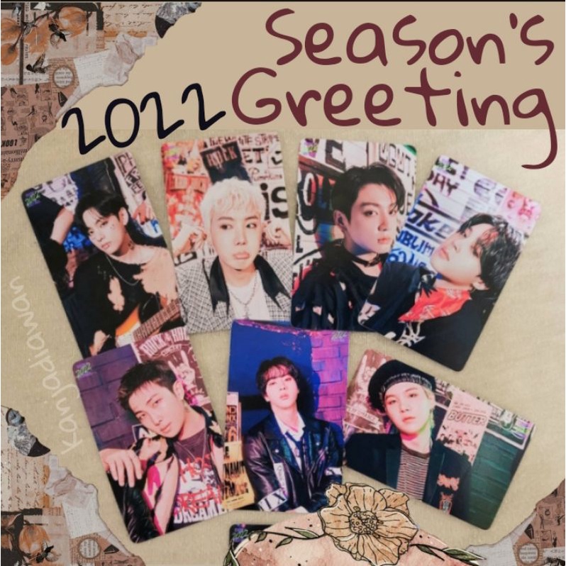 Photocard BTS Season's Greeting 2022 Photo Set