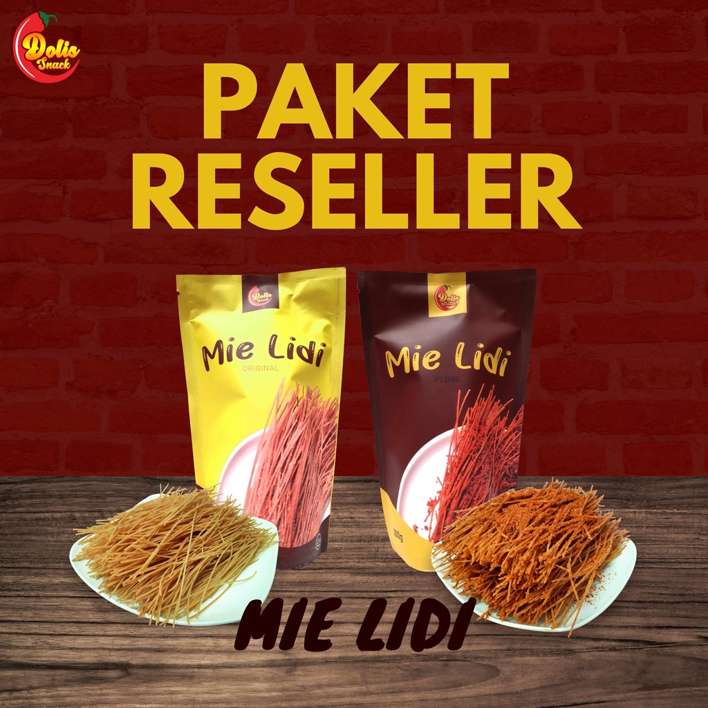 

PAKET RESELLER MIE LIDI DOLIS SNACK