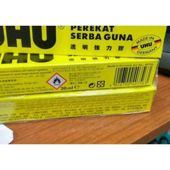 

✲ Lem UHU cair 20ml ➩