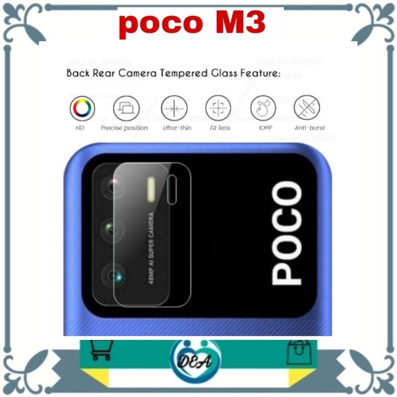 PROMO TEMPERED KAMERA POCO M3 SCREEN PROTECTOR