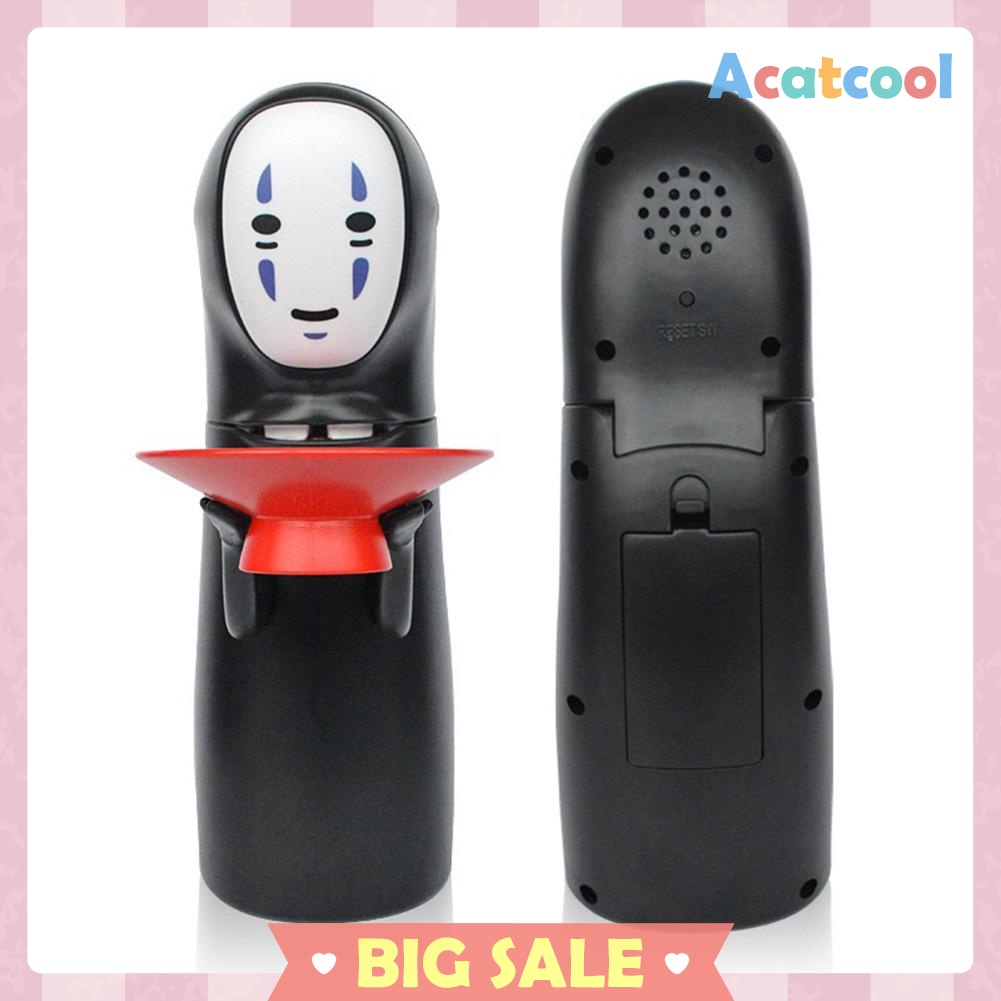 Spirited Away Kaonashi No-face Piggy Bank Toy Automatic Eaten Coin Bank