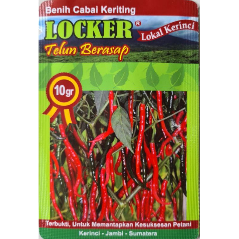 Isi 10gram Benih Bibit Cabe Merah Keriting Locker