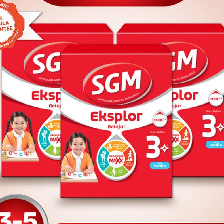 SGM Eksplor 3+ 150gr (Madu,Vanila)