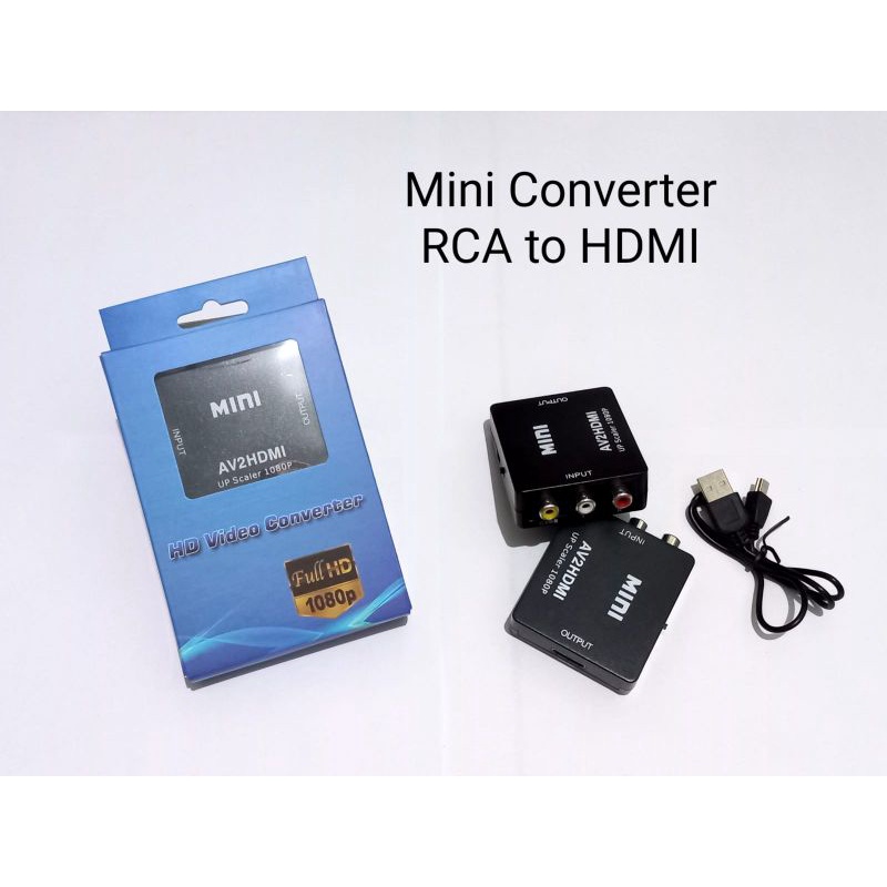 Mini Converter AV / RCA to HDTV