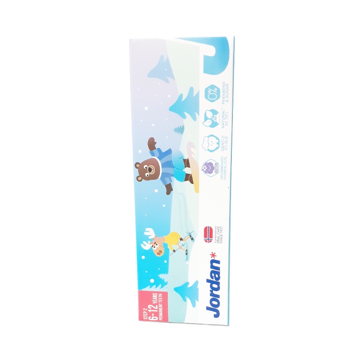 JORDAN ORAL GEL KIDS TOOTHPASTE 75GR [ STEP 2 / 6-12 YEARS ]