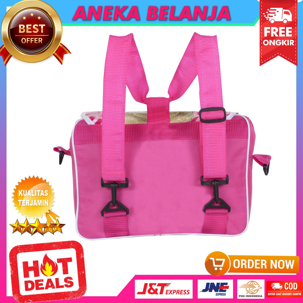 NEW ARRIVAL Tas Selempang Khusus Anak Cewek 2in1 Motif LOL Pink Terbaru Multifungsi Tas Sekolah PAUD TK SD Keren