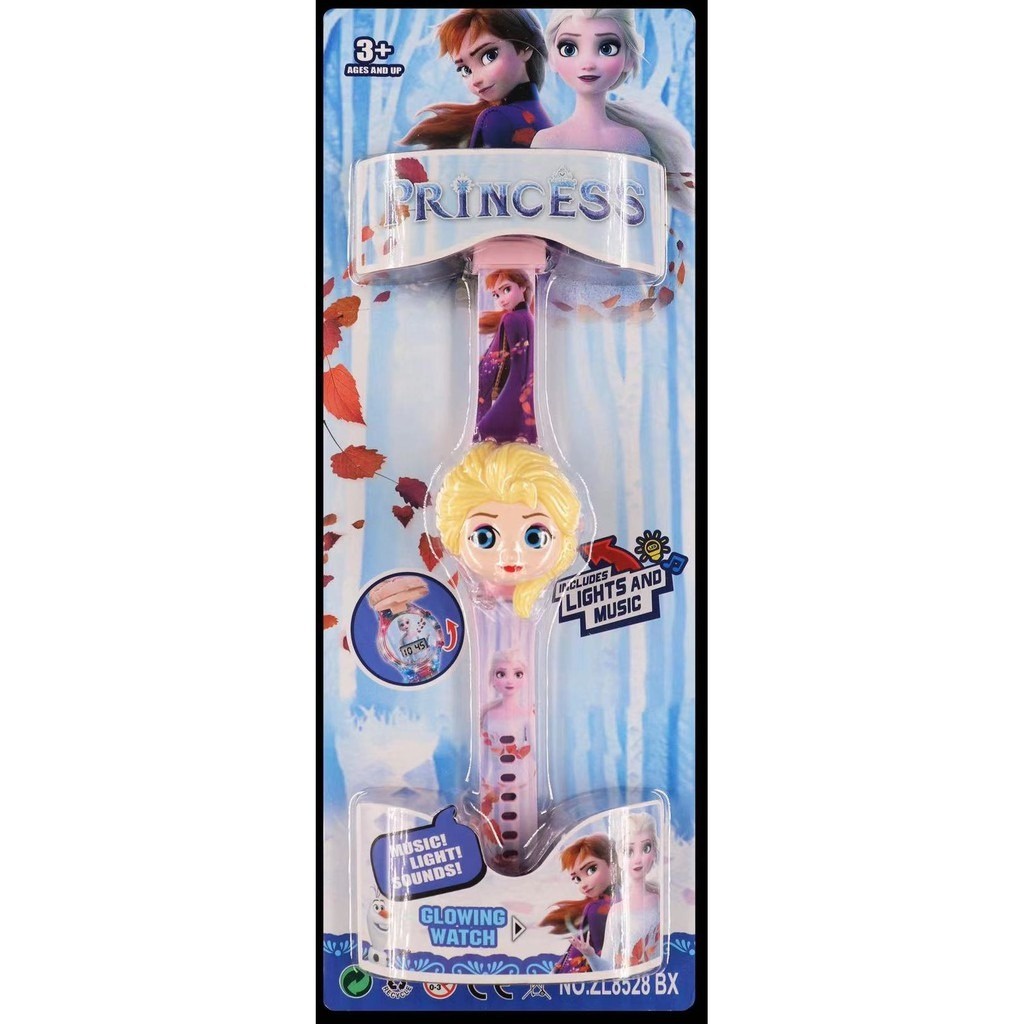 JAM TANGAN FROZEN ANAK LED ADA MUSIK