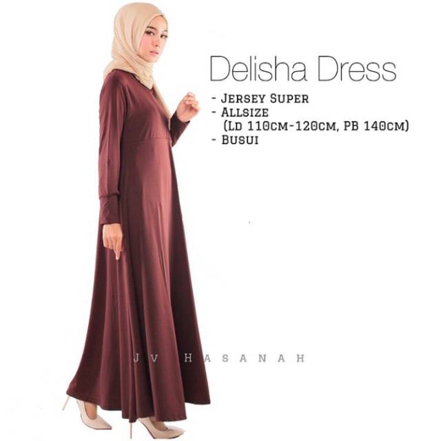 GAMIS JERSEY DELISHA ORI JV HASANAH