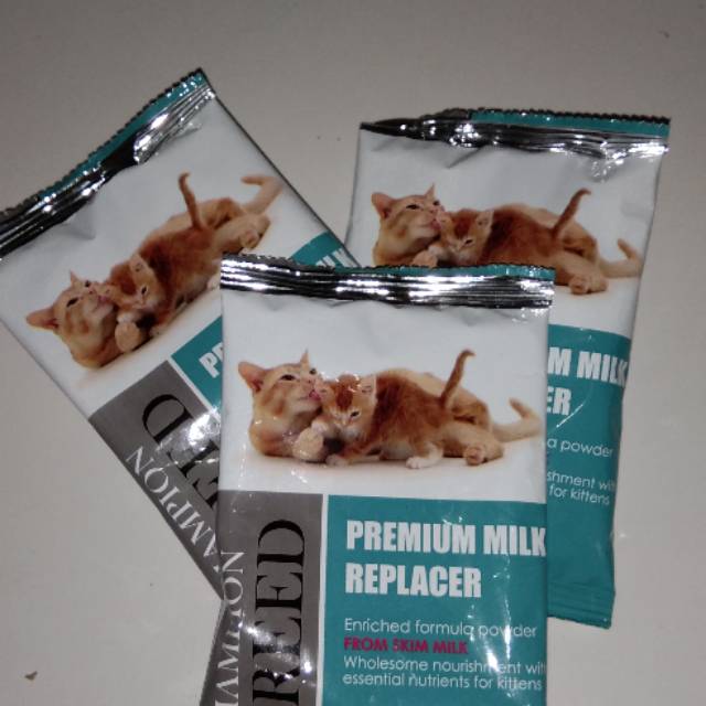 Susu Champion Breed 30gr ( 1 SACHET ) | Susu Premium Anak Kucing | Susu Champion (1 SACHET)