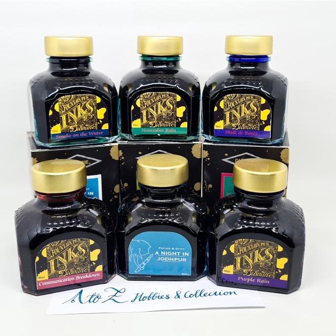 

Diamine Exclusive Inks 80ml - November Rain Jalur Gemilang Iridescink - Philip