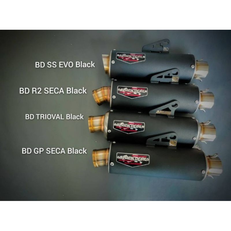 Knalpot Black Devil Black Series Vario