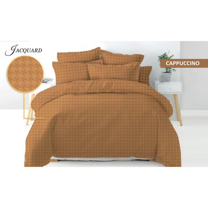 Bedcover set PLUS SPREI Vito jaquard polos King 180x200 MURAH