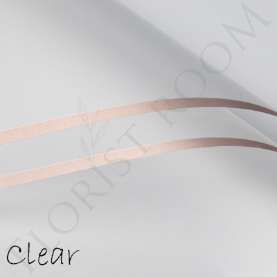 

Ginger- 20 Lembar KL of Frame Colour Rose Gold - Wrapping Bunga - cellophane - Clear