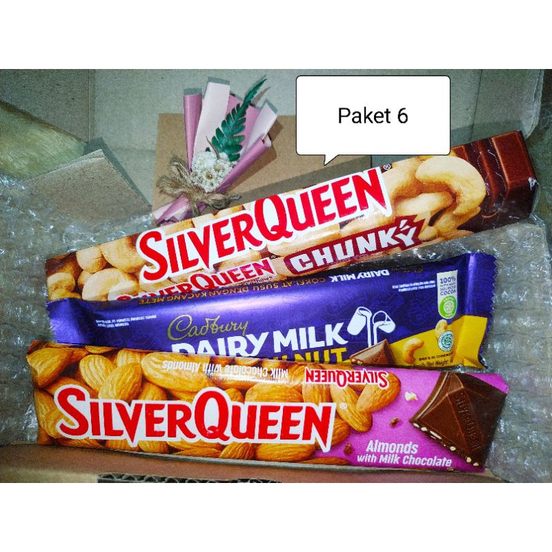 HAMPERS COKLAT SILVERQUEEN KADO ULANG TAHUN / UNNIVERSARY /VALENTINE