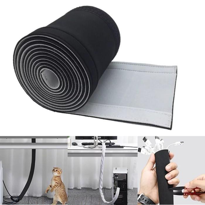 

Holder | Triple W Cable Organizer 1 Meter Pembungkus Perapi Pelindung Kabel Zip