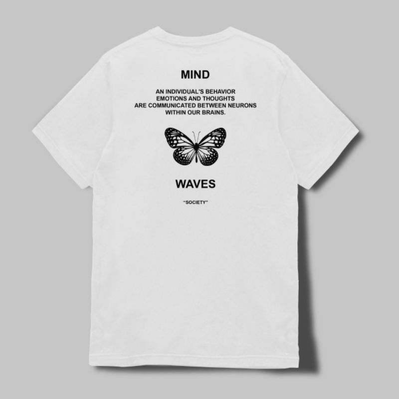 FAILOFFICIAL T-SHIRT - MIND WAVES 03 WHITE