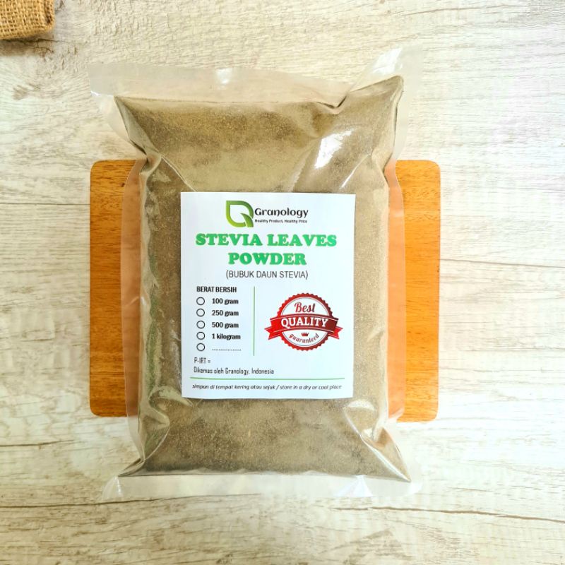 Daun Stevia Bubuk / Stevia Leaves Powder (500 gram) by Granology