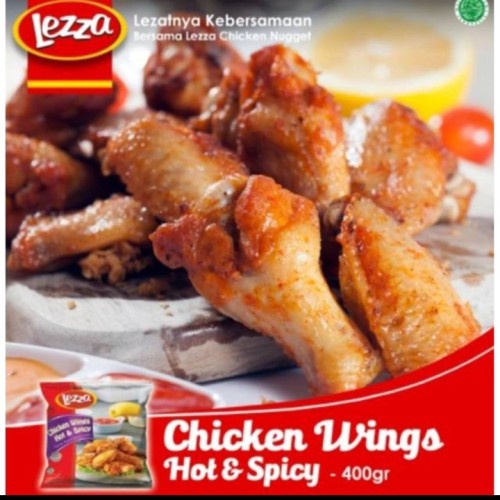 Lezza Chicken Wings Hot and Spicy 400gr / Sayap Ayam Pedas