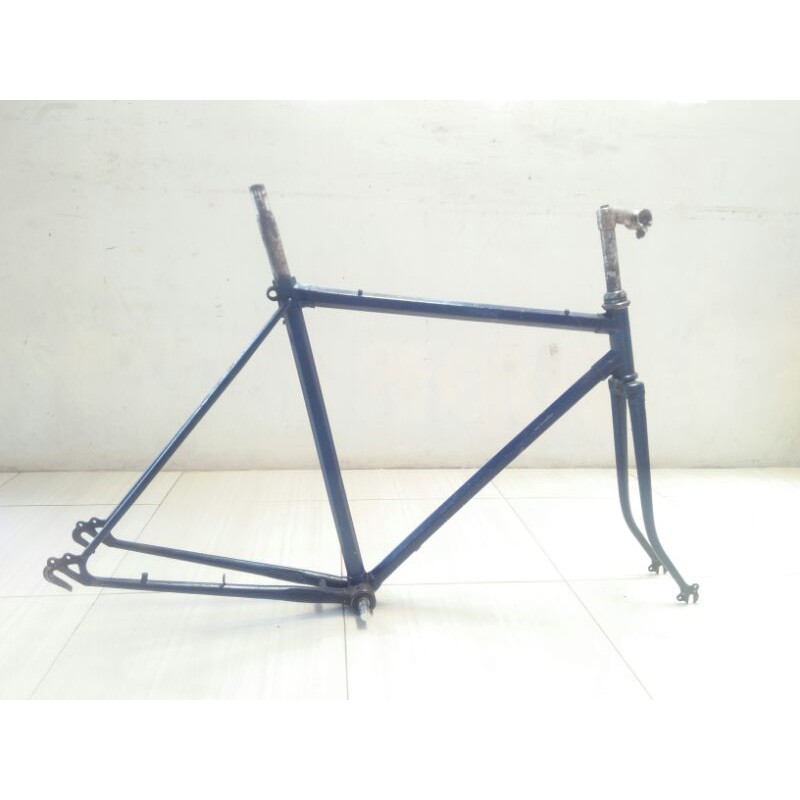 Frame set balap jadul Sanki Hexagonal 700c asli