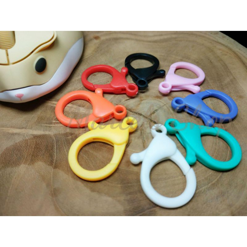 Lobster Ring Gantungan Kunci Clasp Keychain