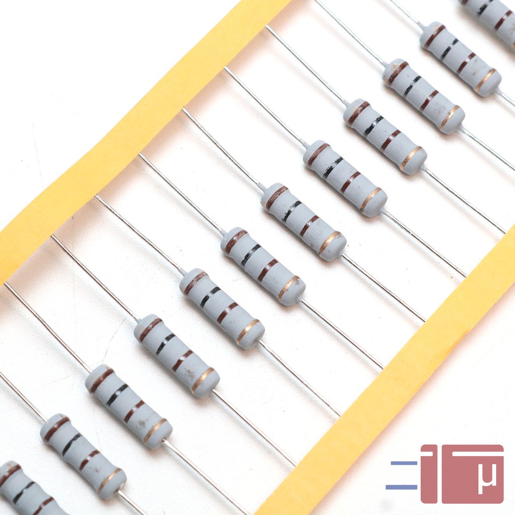 Resistor 100R 100 Ohm 2W Metal Oxide 5% Taiwan Kaki Tembaga