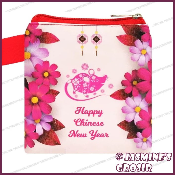 

Dompet Pouch Angpao Imlek Tikus Happy Chinese New Year Sin Cia 8