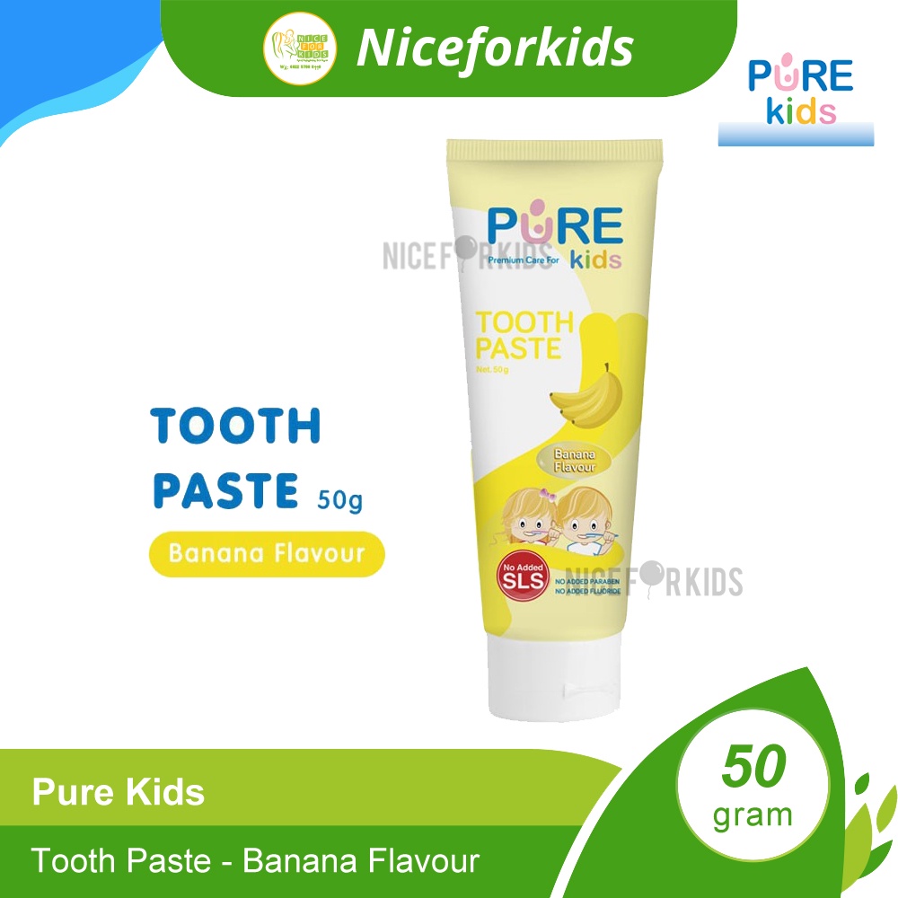 Pure Kids Toothpaste / Pasta Gigi Anak 50g/ Odol Pure bb