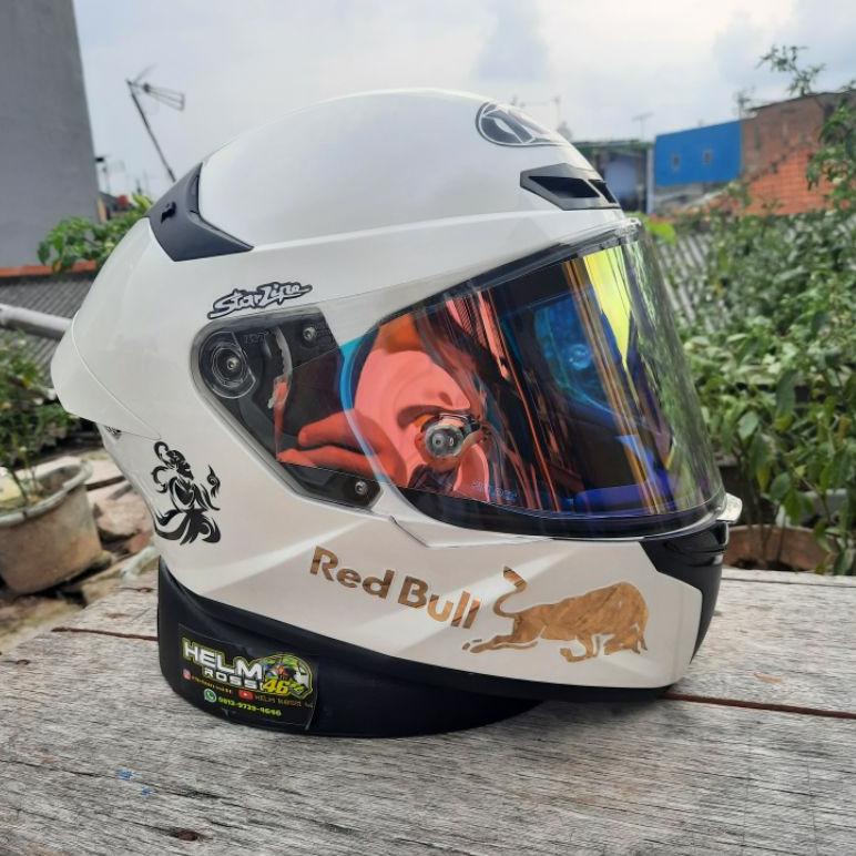 Jual Sticker RED BULL Sticker HELM KYT TT COURSE NHK INK AGV ZEUS KBC