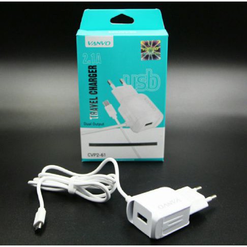 Charger Vanvo dual usb 2.1A