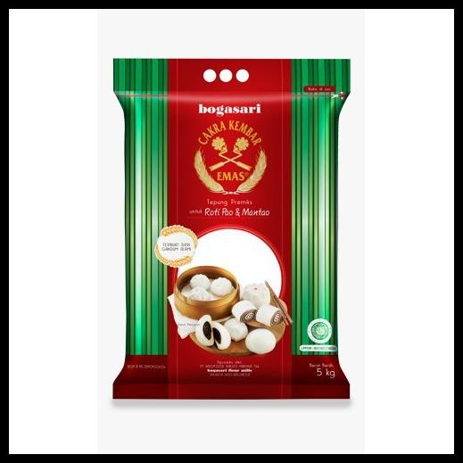

TERBARUU!! Tepung Cakra Kembar Emas (Pao&Mantao) 5kg - E136 TERLARIS