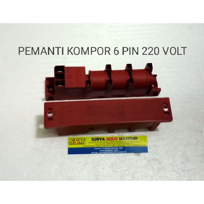 pemantik kompor 4 pin 220 volt igniter kompor