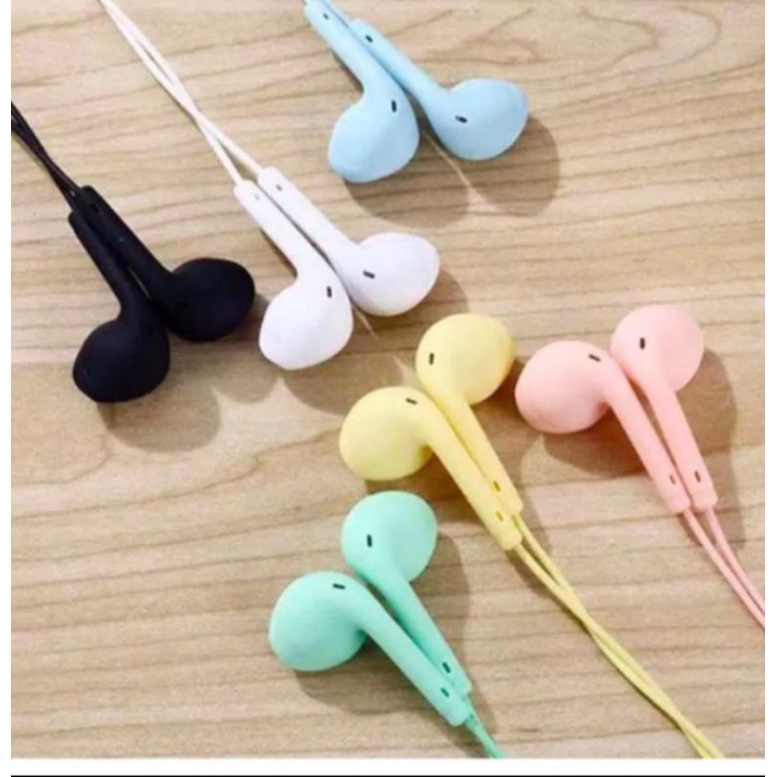 HEADSET HANDSFREE U19 MACARON MATE COLOR HIFI EXTRA BASS