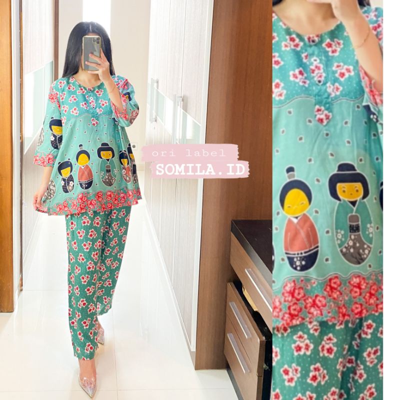 COD BEST SELLER GROSIR DASTER TERLARIS TERBARU BUSUI BABY DOLL JUMBO KULOT RC ONE SET ASMARA LENGAN 