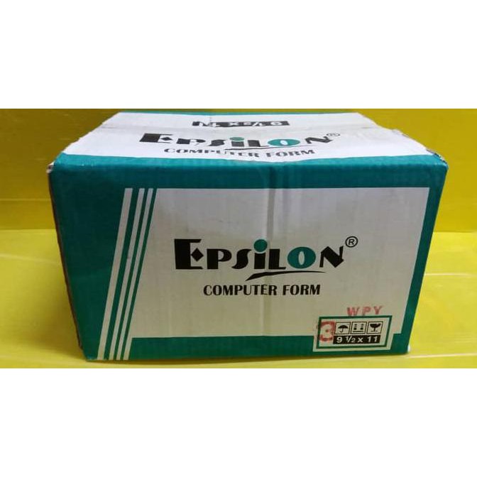 

Termurah Epsilon Continuous Form 9 1/2 X 11 3 Ply (K3) | Kertas Komputer Offic