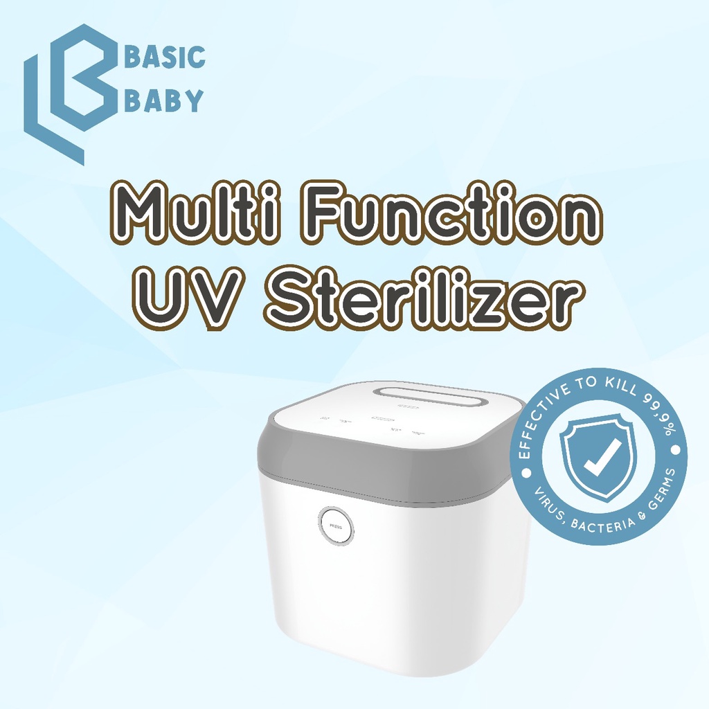 Basic Baby 4in1 UV Multi Function Sterilizer Box - Mesin steril perlangkapan bayi