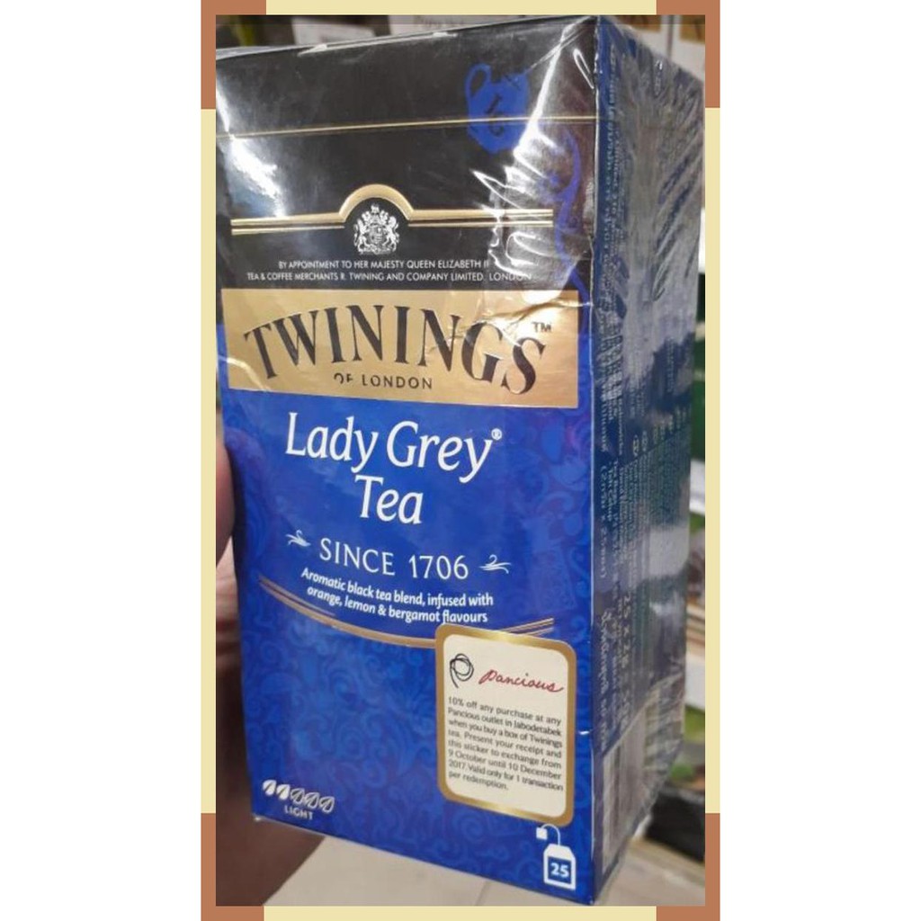 

Twining lady grey tea 25 sachet