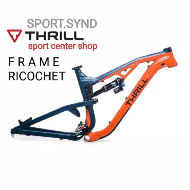 FRAME SET SEPEDA  GUNUNG  DOWNHILL MTB  THRILL  RICOCHET T140 