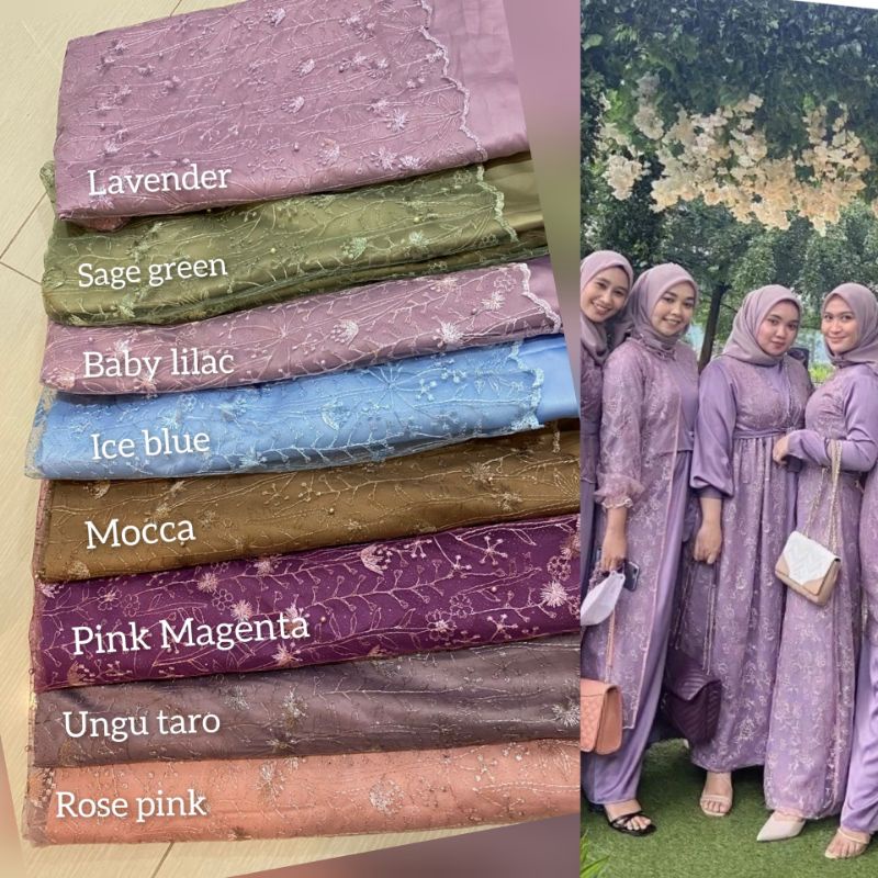 TILE AKAR MUTIARA BAHAN BLOUSE FASHION WANITA