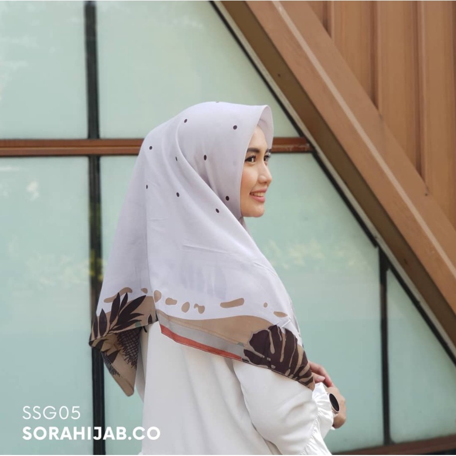 KERUDUNG S26 JILBAB VOAL SEGI EMPAT MURAH