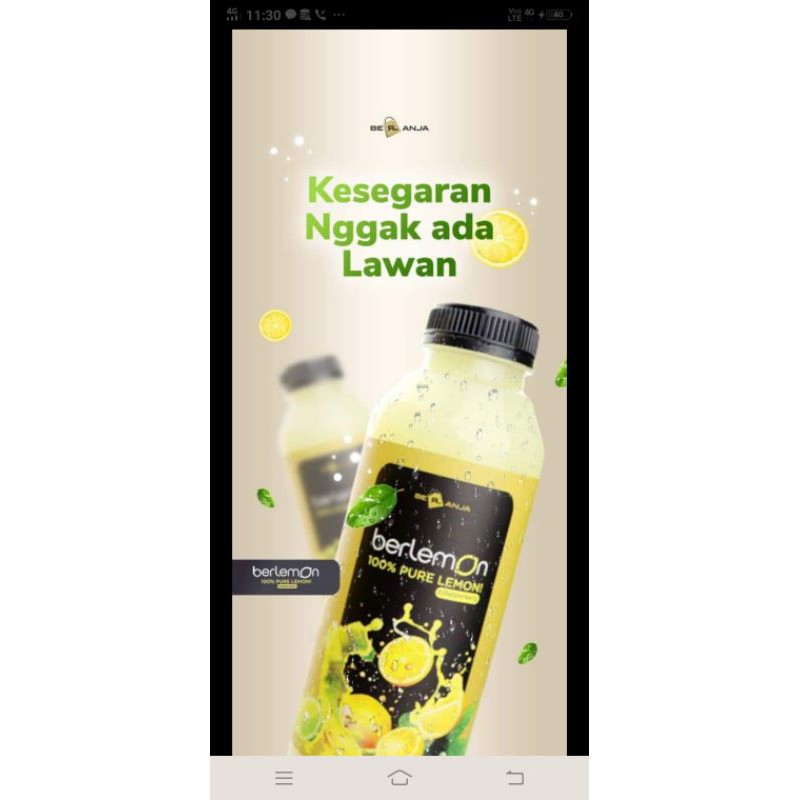 

Berlemon sari minuman konsentrat ekstrak lemon berl peras asli segar murni terlaris