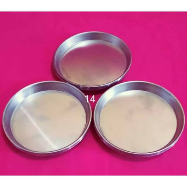 TERMURAH Loyang Pizza mini Diameter 14 cm / loyang pizza 14 cm / loyang pizza 14cm 1 lusin