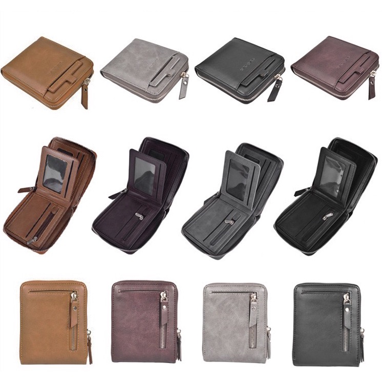 DOMPET PRIA RESLETING KULIT PU HIGH GRADE PREMIUM DEABOLAR ORIGINAL WALLET PURSE K3208-1