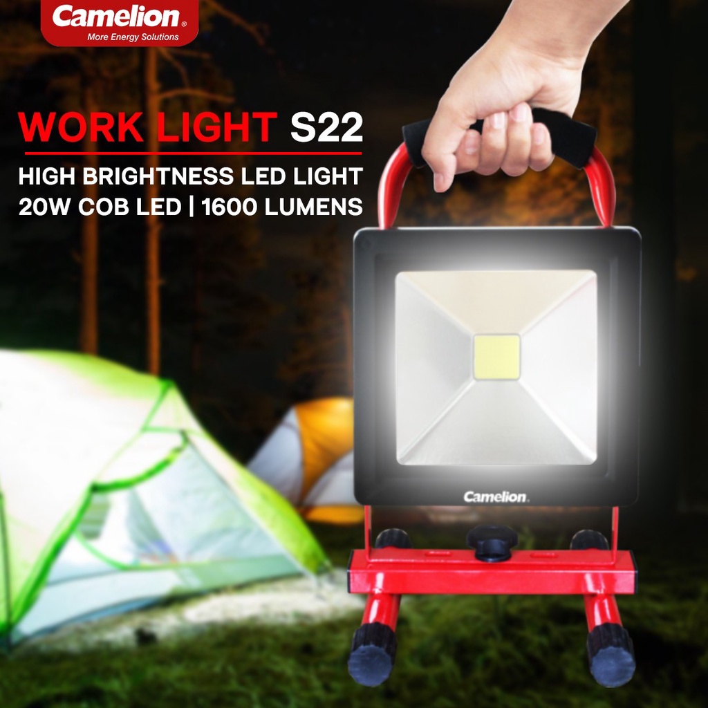 Jual Camelion Work Light S Cob W Rechargeable Camelion Lampu Kerja W Shopee Indonesia