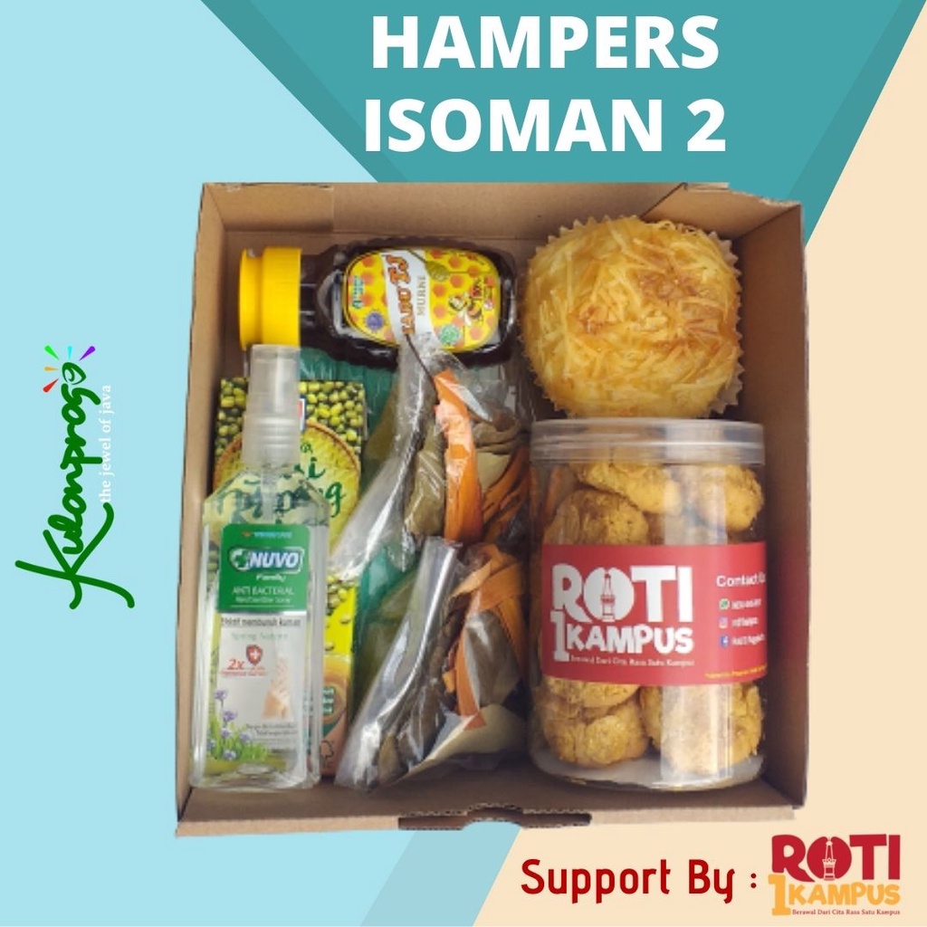 Hampers Isoman Parcel Kue Snack PPKM Level 2 By Roti 1 Kampus Parsel Makanan Kesehatan Box Healthy