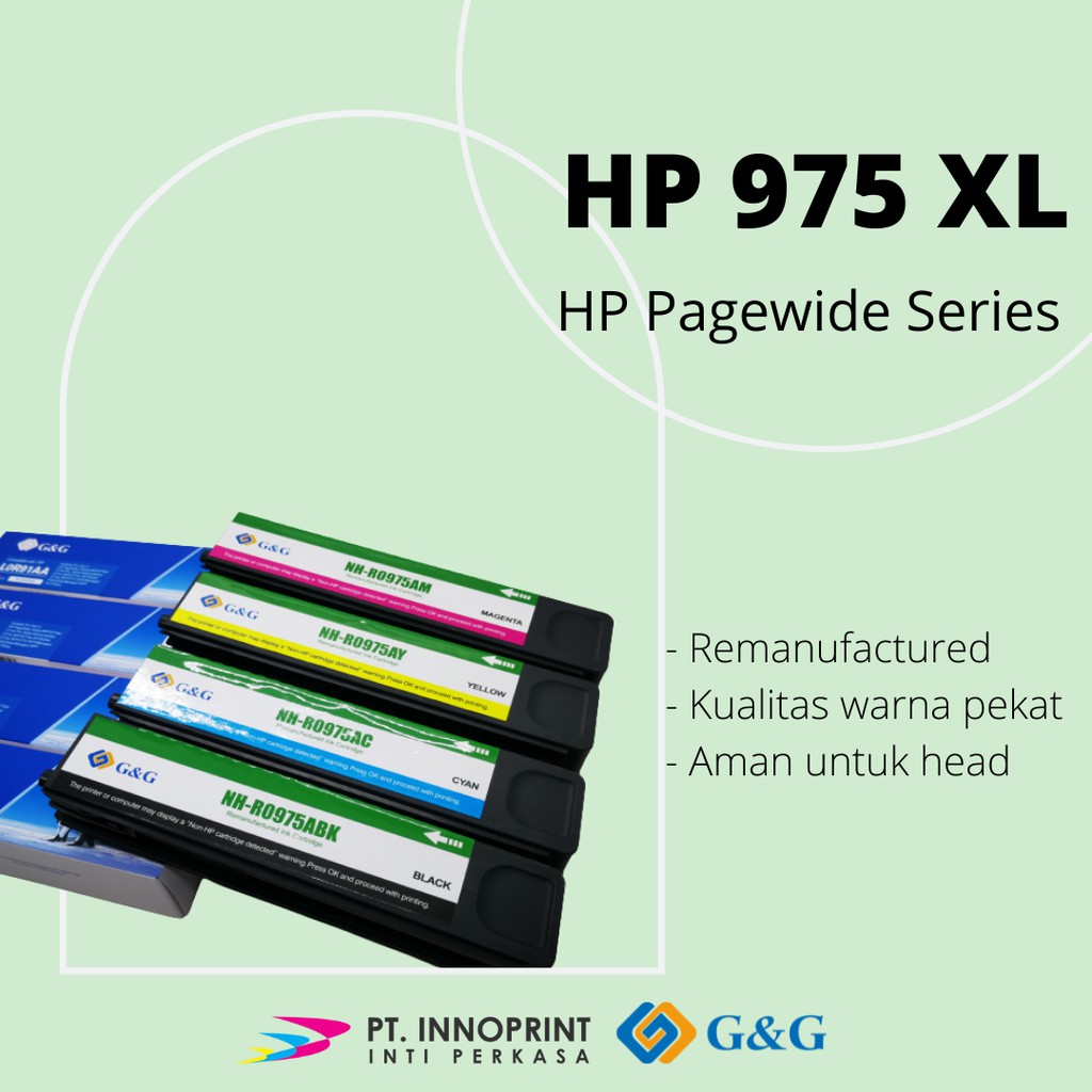 Cartridge Printer Hp Pagewide Pro 477DW TINTA HP 975XL