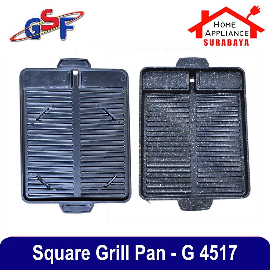 Korean BBQ Yakiniku Multi Square Grill Pan Oil Free GSF G 4517