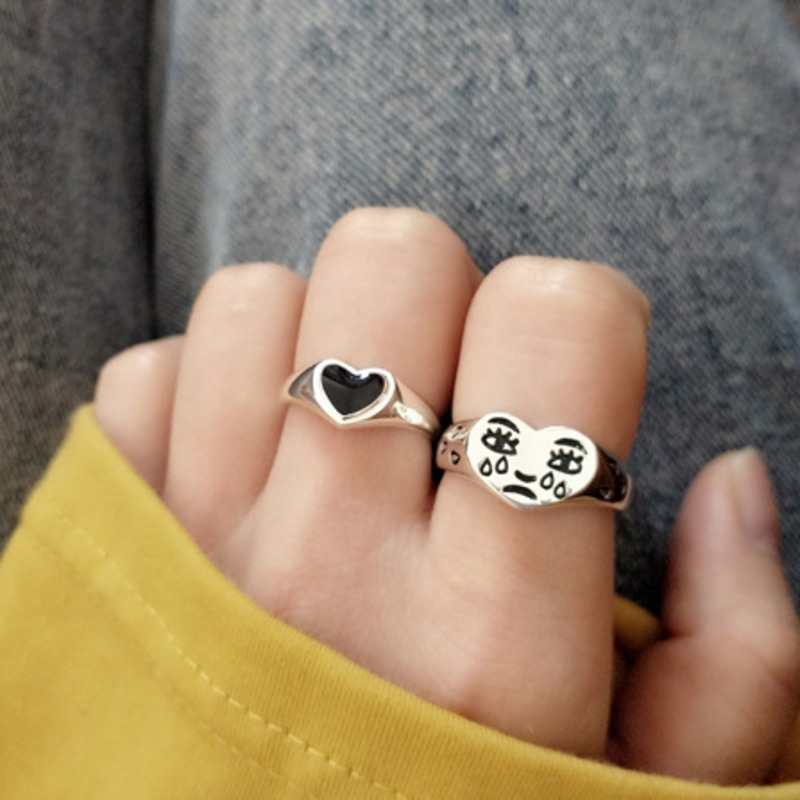 Love Ring Simple Fashion Trendy Retro