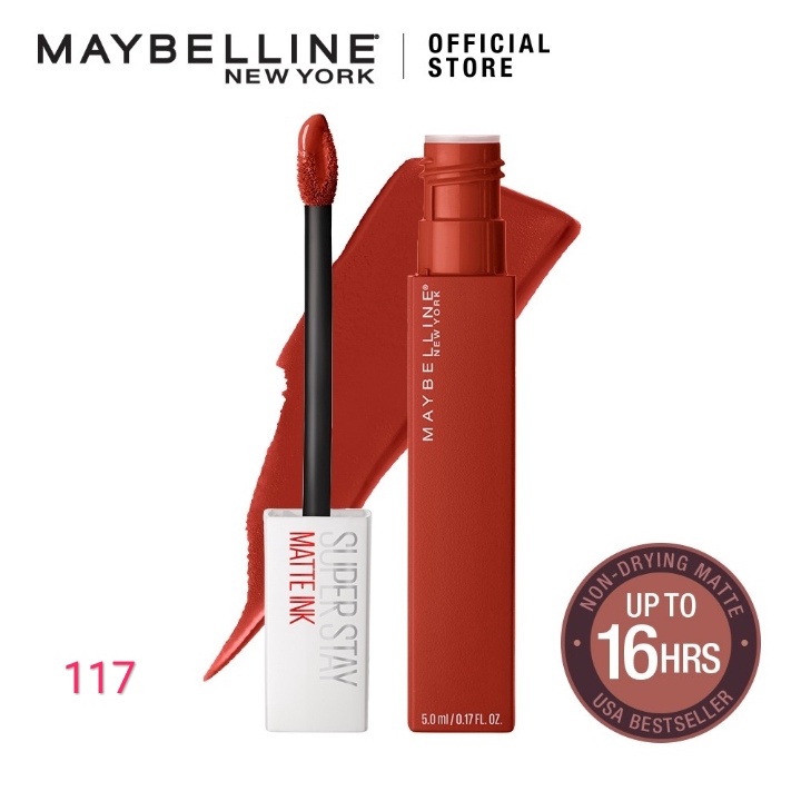 ORI 100% Maybelline Superstay Matte Ink Liquid Matte Lipstick Make Up Tahan Lama Hingga 24 Jam lipstik lipstick maybelin maybeline lipten maybeline my beline supertstay lipstik maybelline ori tahan lama lip matte maybelline original 220 Ambitios 385-117 Groundbreake
